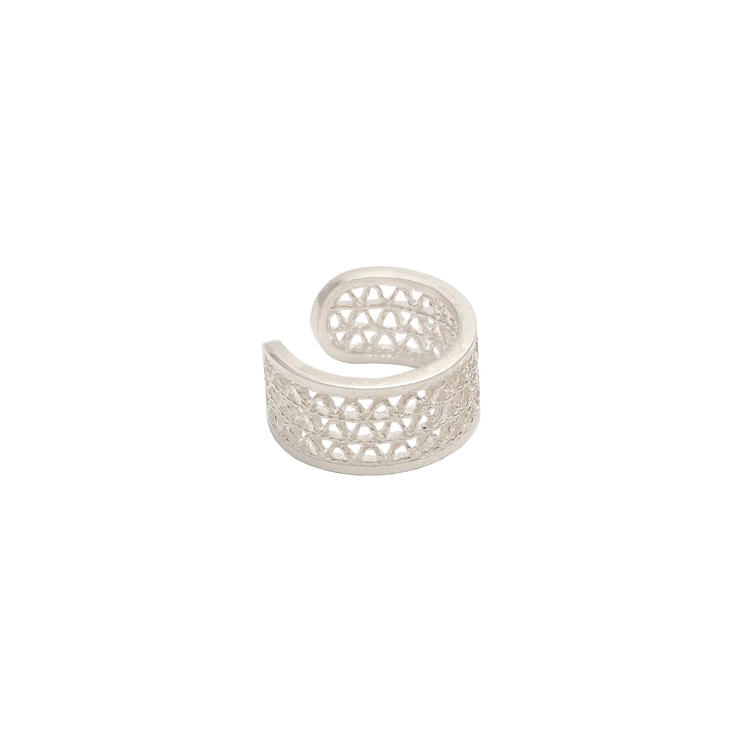 Silver Maxi Earcuff